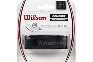 Wilson Classic Sponge Tennis Racquet Replacement Grip, Black