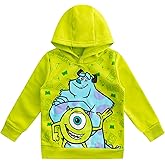 Disney Monsters Inc Mike Wazowski and Sullivan Boys Pullover Hoodie for Toddler, Little Kids
