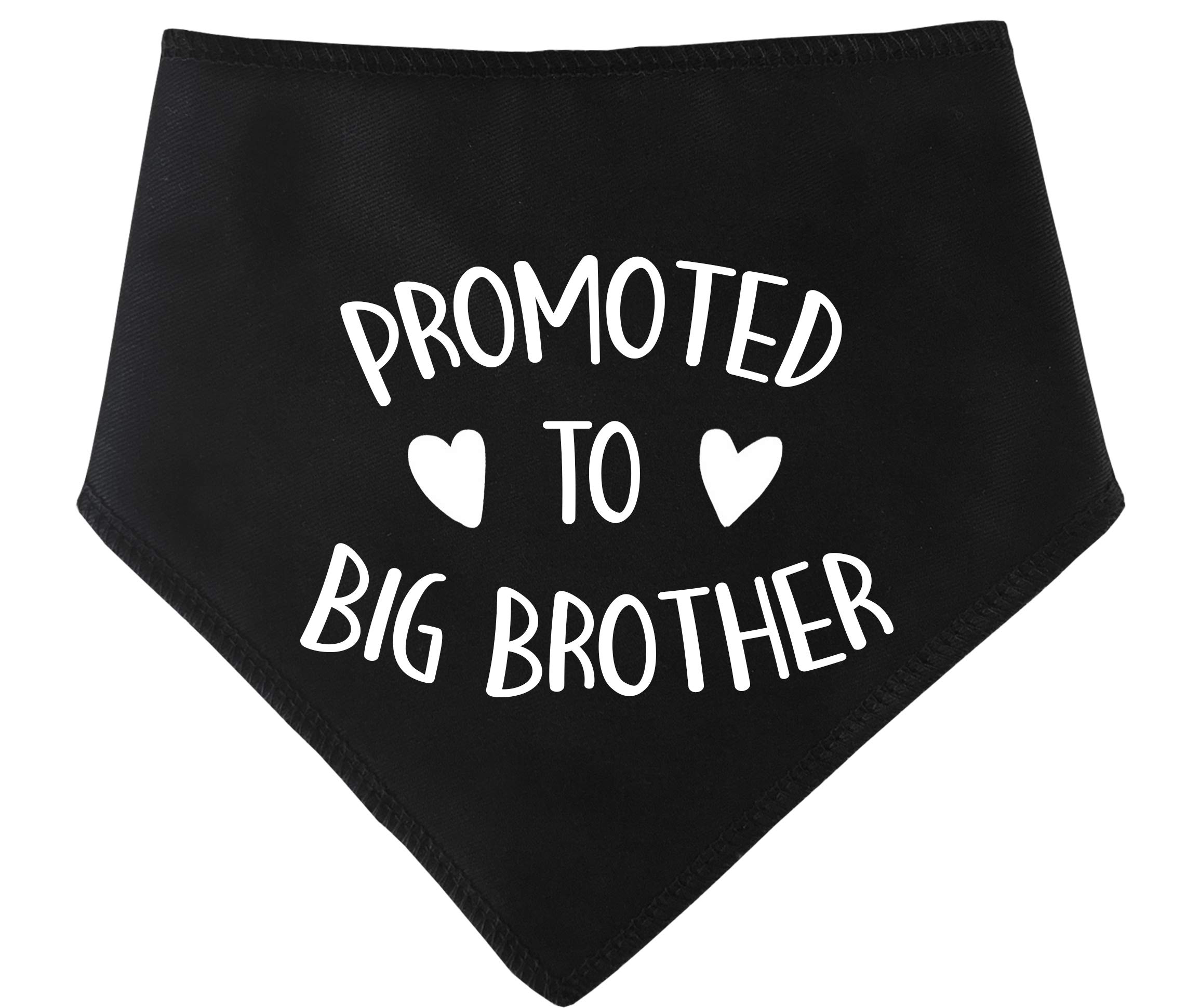 Spoilt Rotten Pets Black Promoted To Big Brother Dog Bandana - For Dogs Baby Showers & Announcement Gender Reveal (S1 Tiny Dogs, Chihuahuas & Cats)