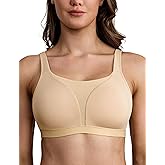 ZeroBound Women's Sports Bra Non Padded Wirefree Full Coverage Workout Bra High-Impact Sports for Women Lightweight Yoga