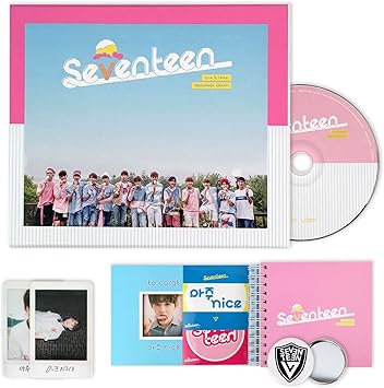 Seventeen 1st Album Love Letter Repackage Very Nice Cd Photobook Sticker Photocard Free Gift K Pop Sealed Amazon Co Uk Cds Vinyl