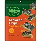 Bibigo Spicy &amp; Sweet Seaweed Chips, 1.41 Ounce (Pack of 1)