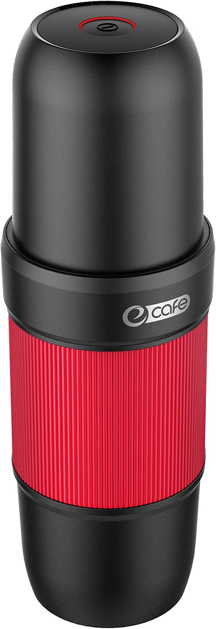 eCAFE Electric Portable Espresso Machine - 2 in 1 compatible with Nespresso Capsule & Ground Espresso/Coffee Option Automatic Espresso Maker Small Travel Coffee Maker - EC001 - Red