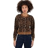 Line & Dot Women's Monroe Leopard Cardigan