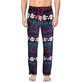 COCO BRANDS Friday the 13th Mens All Over Print Pajama Pant with Adjustable, Elastic Waistband - Plush Fleece Sleepwear