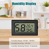 EEEKit 2 Pack LCD Digital Hygrometer Thermometer Humidity Gauge - -50 to 70°C view 3