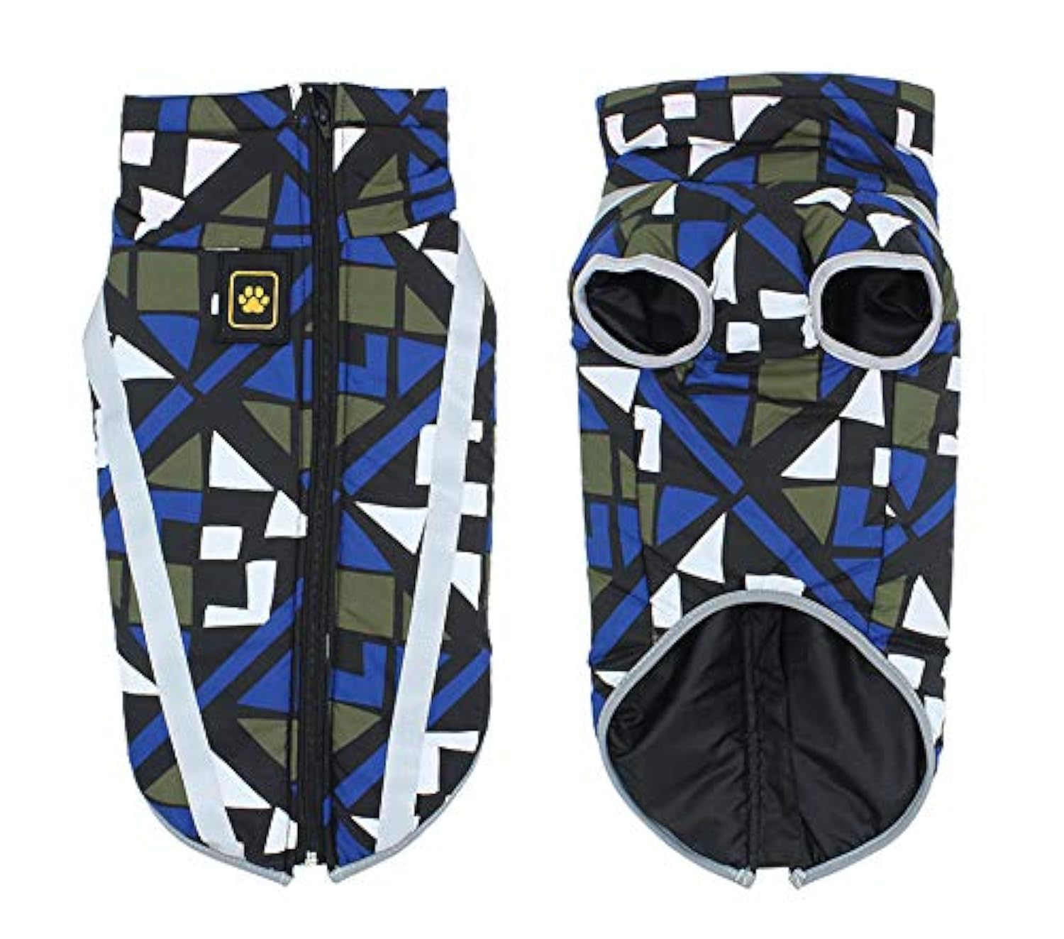 Idepet Pet Cat Dog Coat, Warm Dog Jumpers Winter Small Medium Big Dog Jackets Vest Windproof Snowsuit Dog Clothes Outfit With Harness Hole