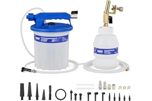 Orion Motor Tech 3L Vacuum Brake Bleeder Kit, Pneumatic Brake Fluid Bleeder Kit with 3.2 qt Brake Fluid Extractor 1L Refillin