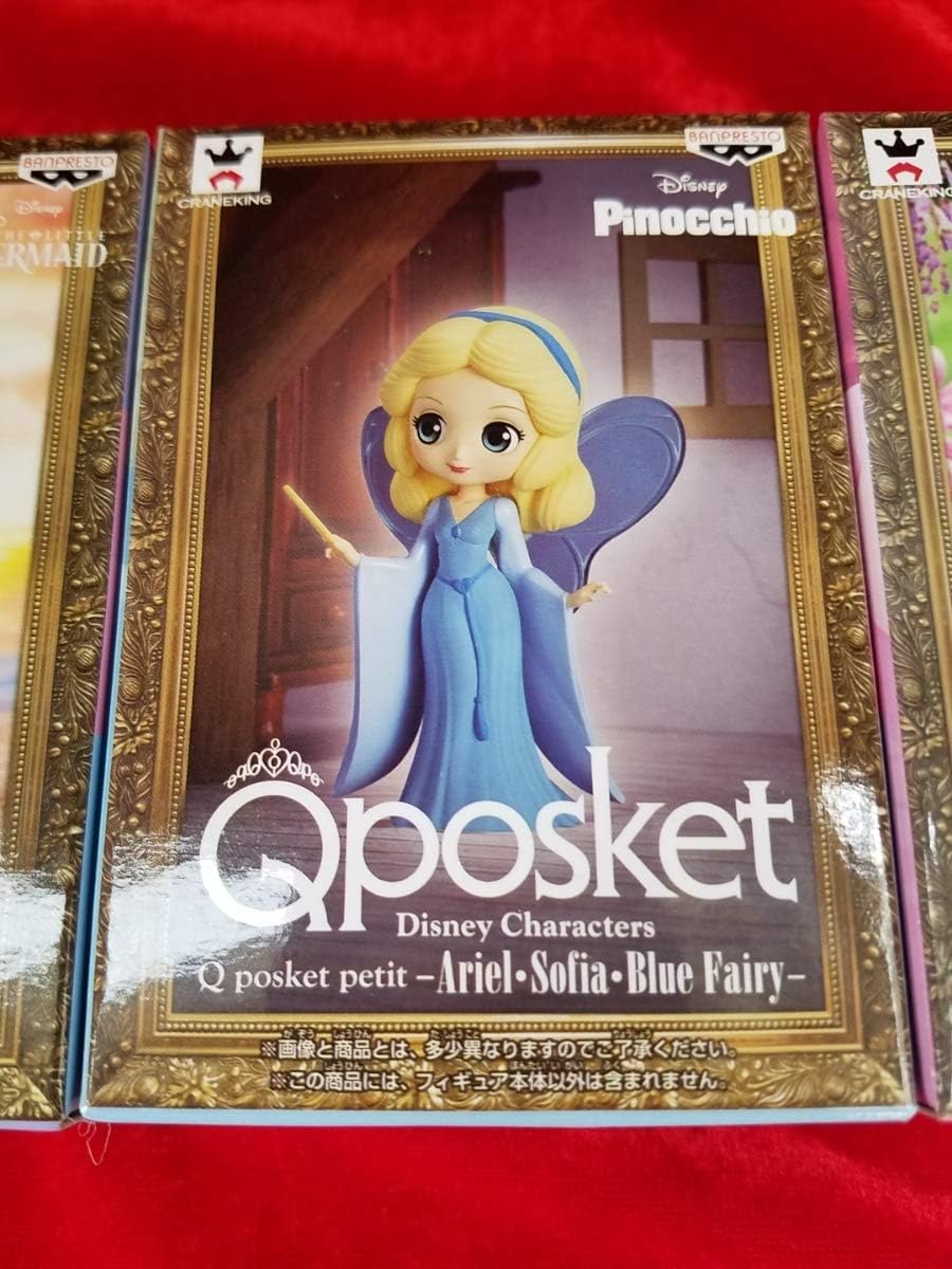 Amazon ディズニー Qposket Petit Ariel Sofia Blue Fairy アリエル ソフィア ブルーフェアリー 全3種 ディズニー Disney Q Posket 303 おもちゃ ホビー