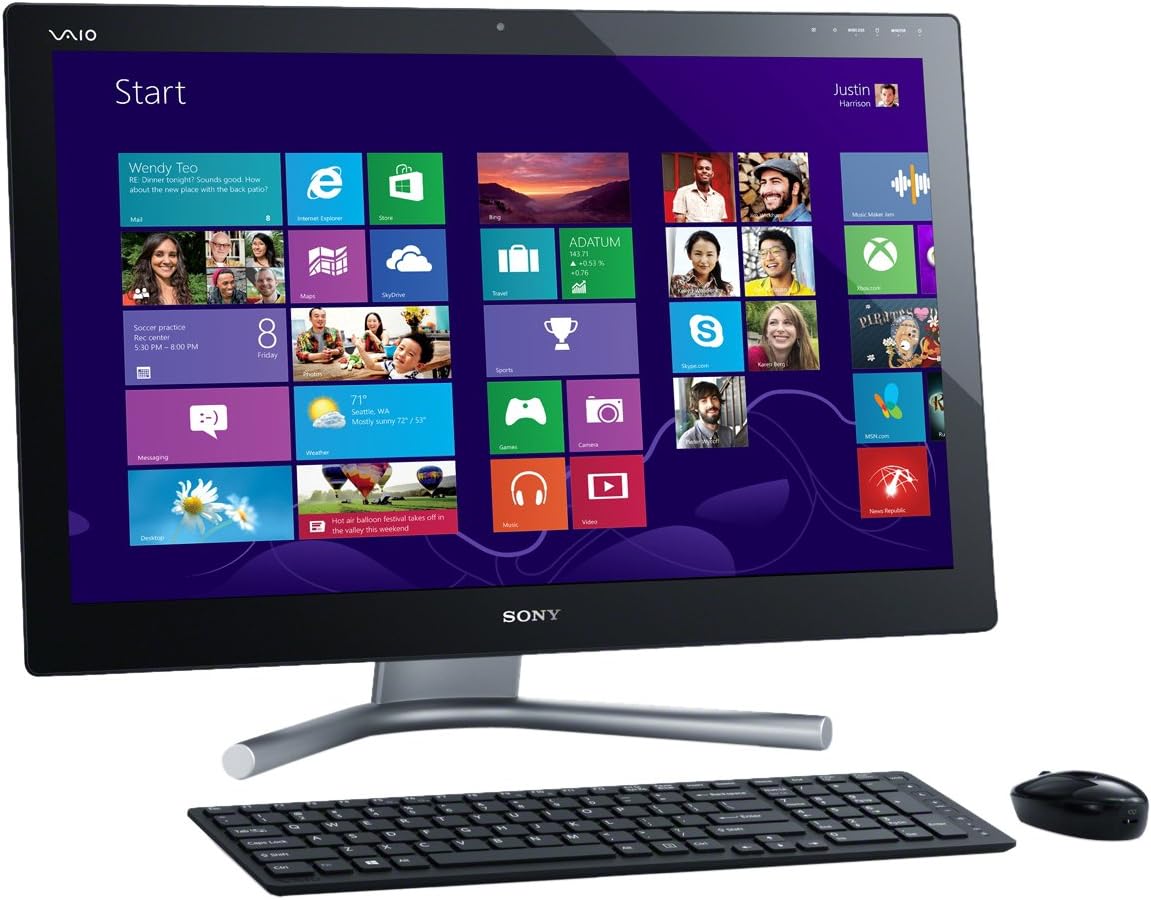 Sony Serie L Svl 2412z1e B Ordinateur De Bureau Aio Intel Core I7 2 To 8192 Mo Windows 8 Noir Amazon Fr Informatique