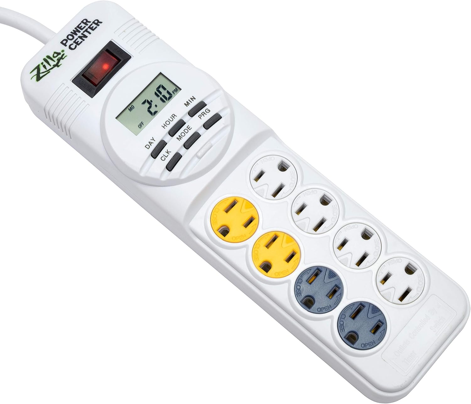 Zilla Reptile Habitat Lighting & Terrarium Heat Power Center, Digital: Pet Supplies