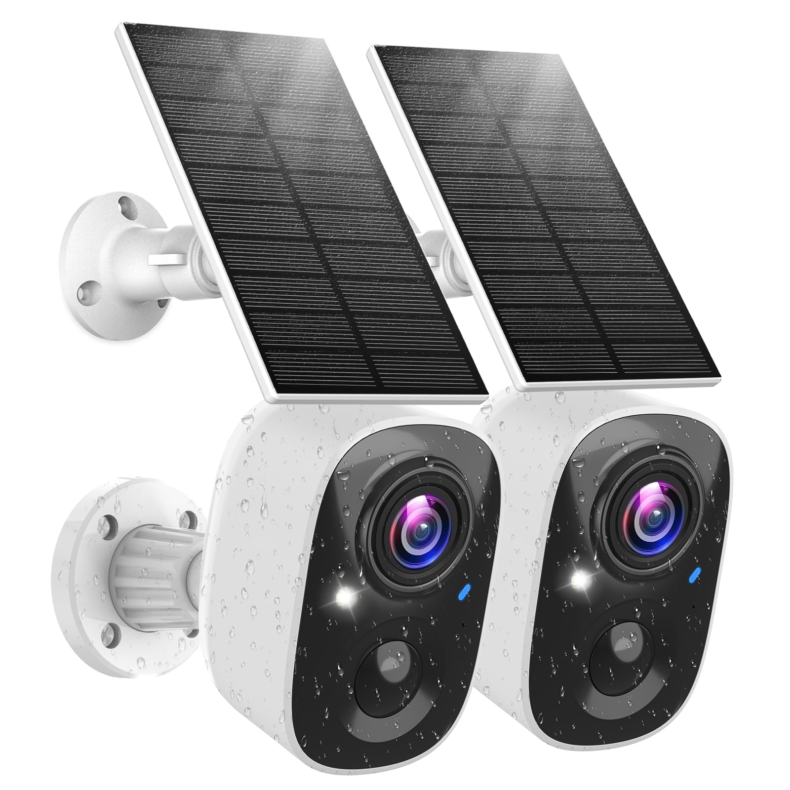 Photo 1 of *** MISSING ONE CAMERA***
MaxiViz Solar Camera Outdoor Wireless, 2.4G Wi-Fi Security Camera with AI Motion Detection, Cameras for Home Security, 2K Color Night Vision, 2-Way Talk, IP66 Weatherproof, Cloud/SD Storage, 2 Packs