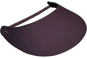 The Incredible Sunvisor Women's Solid Color Design Lightweight Packable Foam Visor for Sun Protection and Outdoor Activities