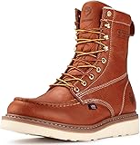 SUREWAY Mens 8 in Wedge Moc Soft/Steel Toe Work