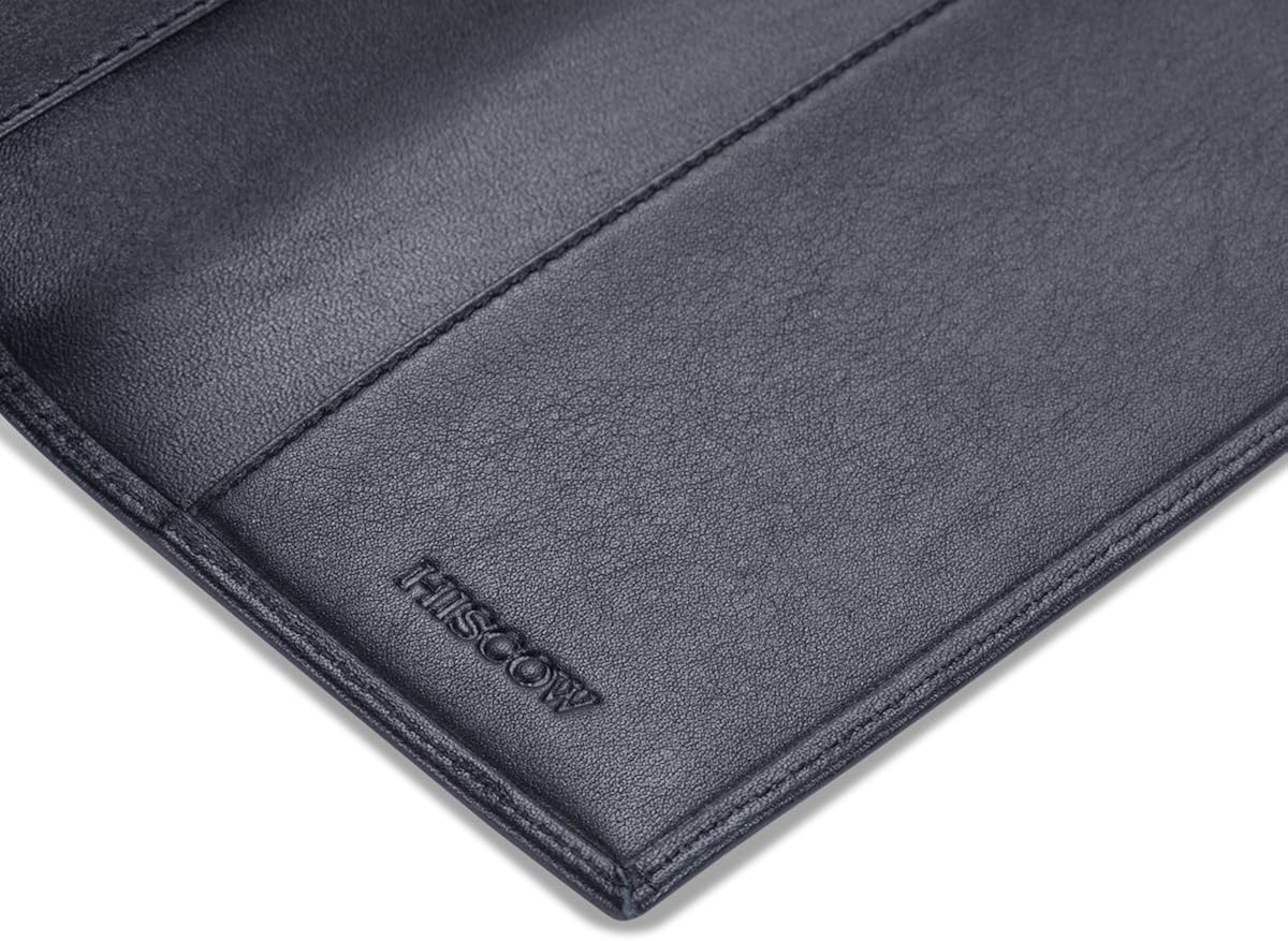 HISCOW Minimalist Checkbook Cover - Full Grain Leather at  Women’s Clothing store