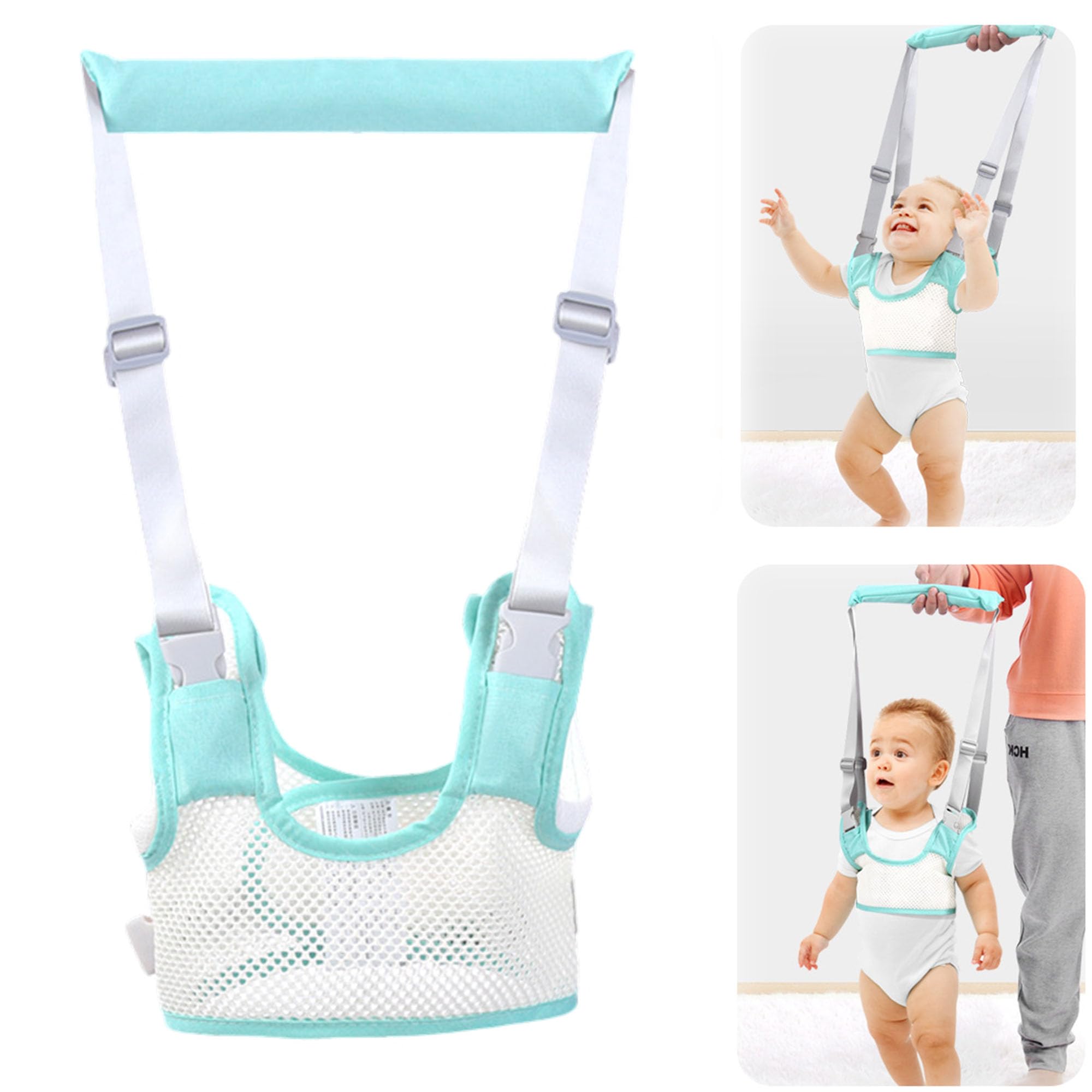 CXAFQ Breathable Handheld Baby Walker,Toddler Helper,Child Safety Walking Protector Belt,Child Safety Belt,Learning Helper Belt,Toddler Safety Child Harness for 1-3 Years Olds