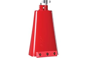 LATIN PERCUSSION LP Chad Smith Signature Ridge Rider Red Hot Bell Cowbell LP008CS