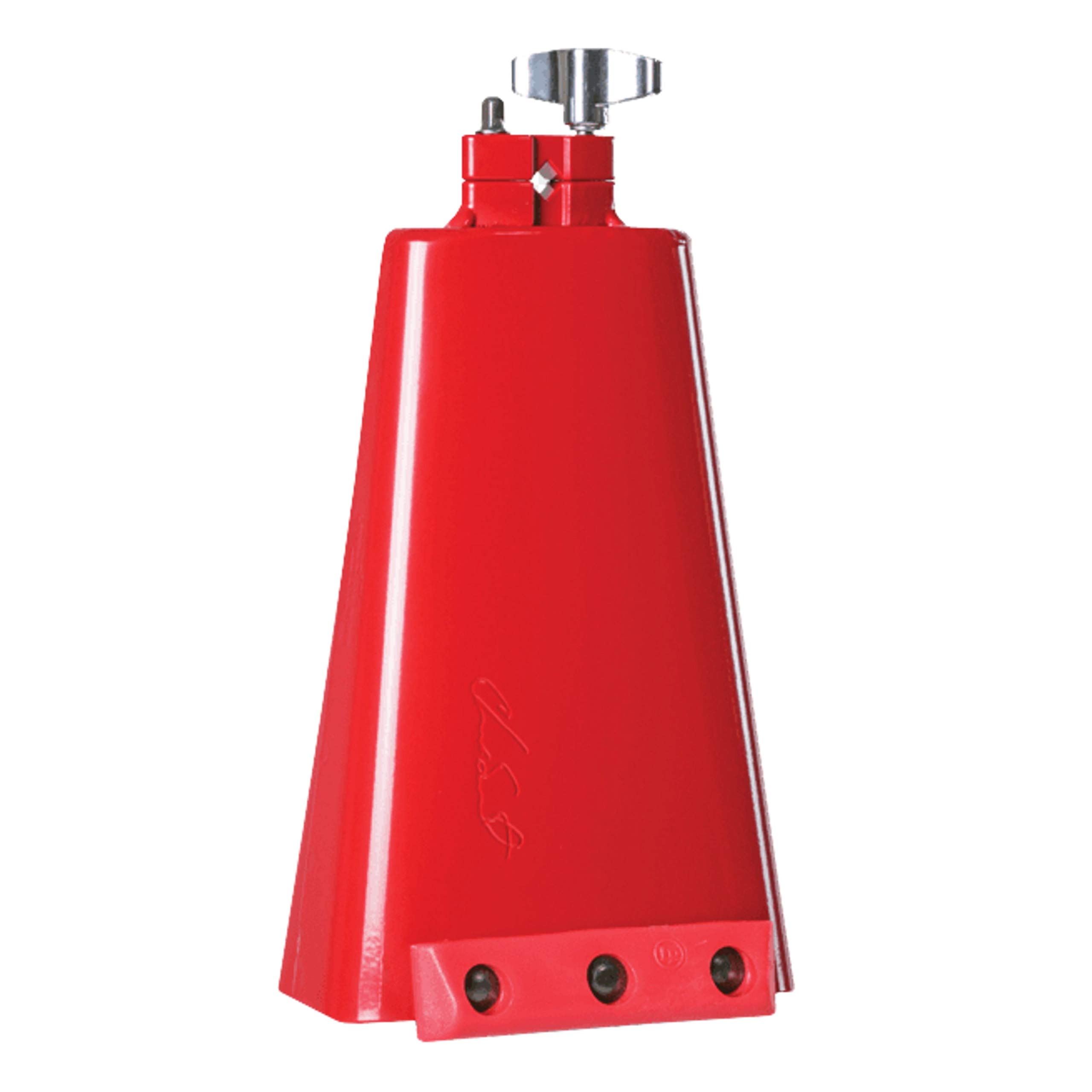 LP Latin Percussion Cowbell Rock Chad Smith Signature 8" Ridge Rider, Vice Mount/V-Klemme, pulverbeschichtet, rot, LP008CS