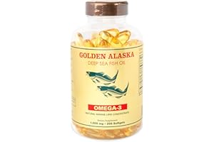 NCB Omega 3 Alaska Deep Sea Fish Oil 1000mg 200 Softgels