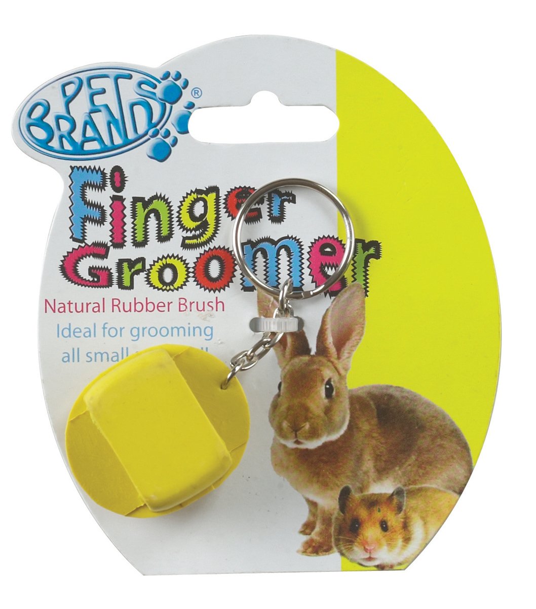 Petsentials Small Animal Finger Groomer | Soft Pet Brush for Guinea Pigs, Hamsters, Rabbits & Small Pets | Perfect for Kittens & Puppies - Easy and Hassle-Free Grooming Accessories