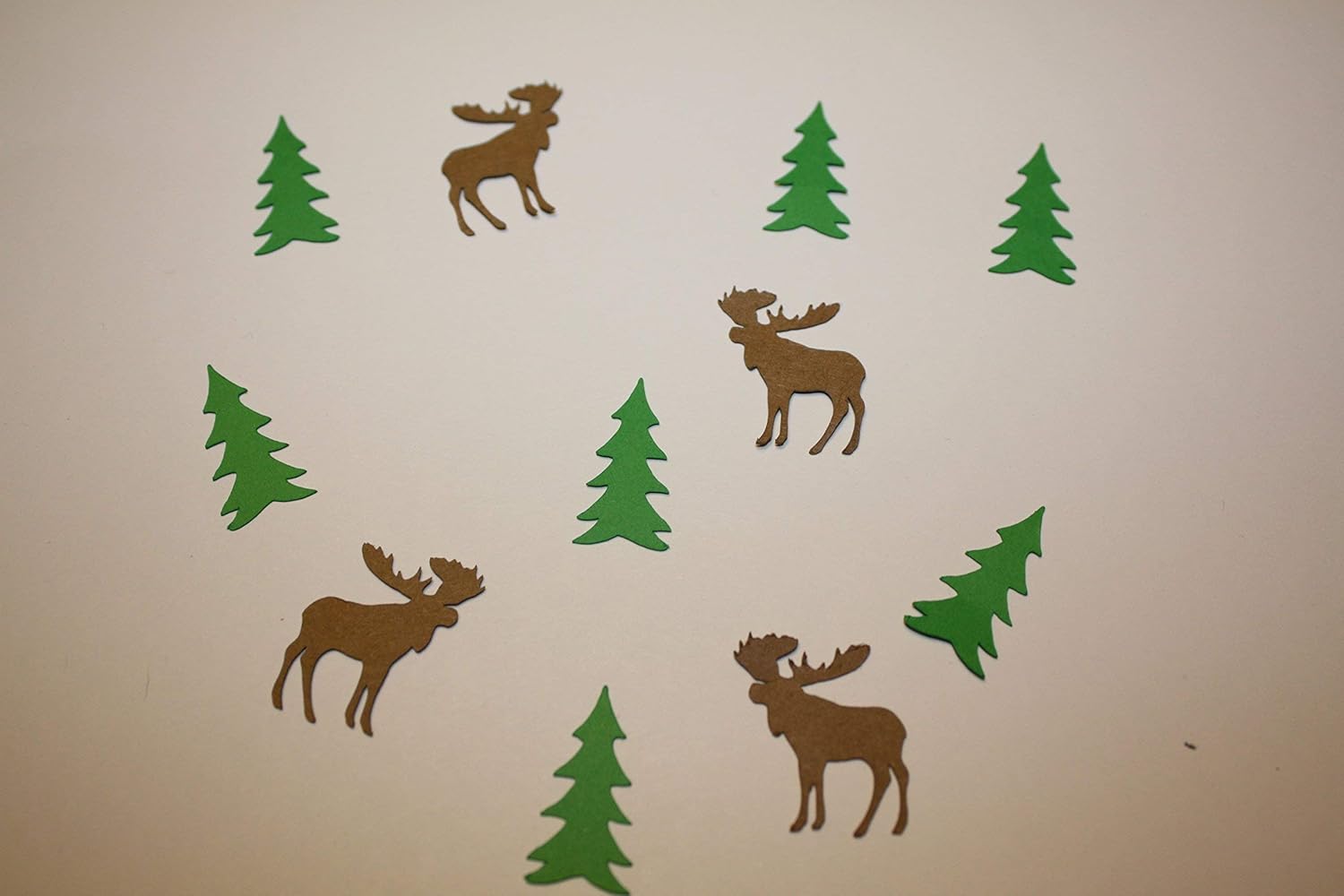 Amazon Com Moose Tree Rustic Confetti Woodland Party Supplies
