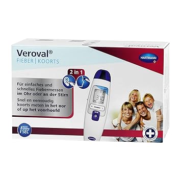 Veroval 2in1 Infrarot-Fieberthermometer, 1 St