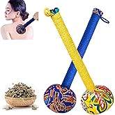 APSWUDR Manual Massage Hammer, 2‑Pack, Handheld Traditional Wellness Massage Hammer for Full‑Body Acupressure, Muscle Tension Relief for Back, Shoulder &amp; Neck, US Design Patent Protected