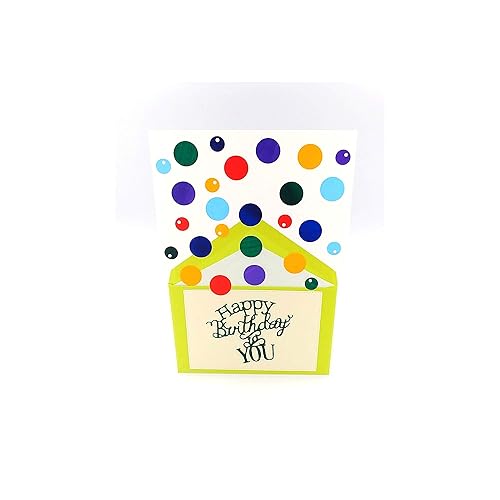 Carte Anniversaire Jet De Confettis Enfant Birthday Card For Kid Carte Anniversaire Lance Confettis Carte D Anniversaire Garcon Fille Amazon Fr Handmade