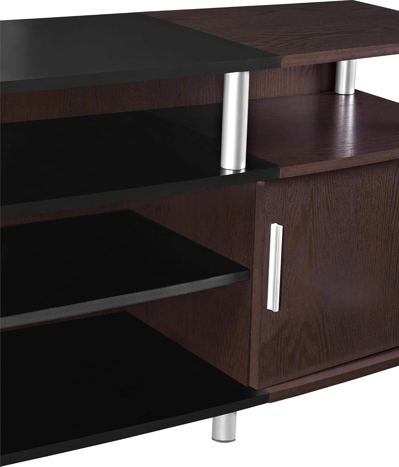Ameriwood Home Carson TV Stand for TVs up to 70", Cherry: Furniture & Decor