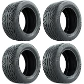GTW Fusion GTR 21 inch Golf Cart Street Tire | 225/40-R14 | Steel Belted Radial Construction | 4-Ply | Universal Fitment with 14 inch Wheels | Set of 4