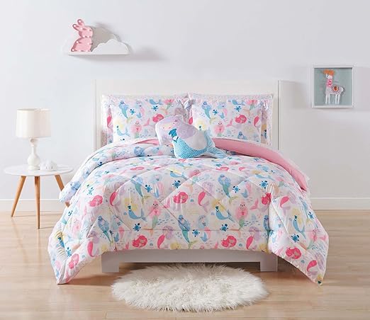 Amazon Com My World Cs2323fq 1500 Mermaids Comforter Set Full