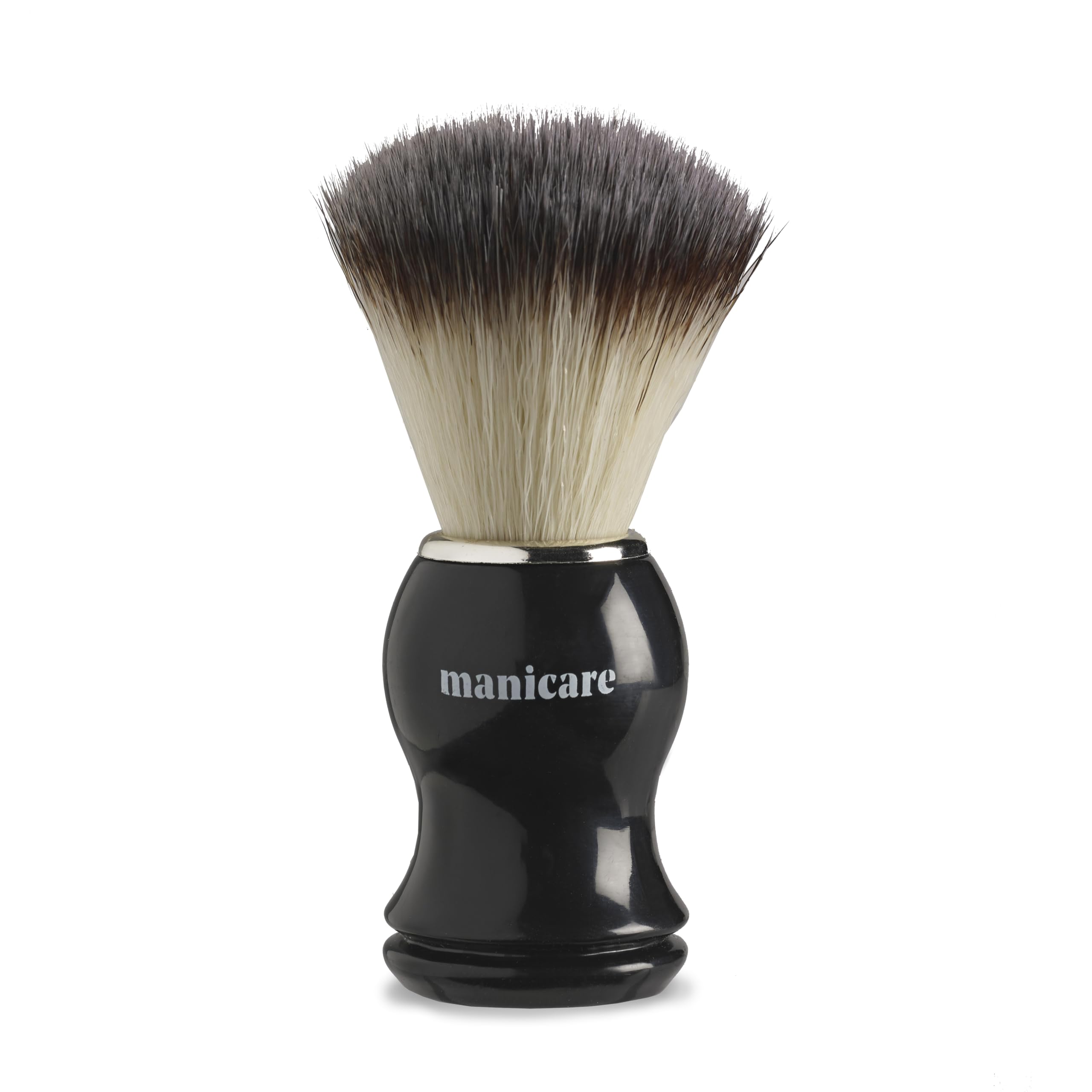 Manicare Shaving Brush, Synthetic Bristles, Nylon Hair, Classic Design, Fast Lather, Wet Shave, Men’s Gift, Professional Hair Salon Barber Tool, Facial Hair, Beard And Moustache Grooming