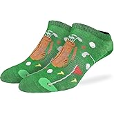 Good Luck Sock Men's Golf Green Ankle Socks, Adult