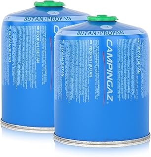 Campingaz Ventil-Gaskartusche CV470 Plus 450g - Butan/Propan Gas (2er Pack)