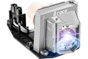 Araca for 1610HD /1510X Replacement Projector Lamp with Housing for DELL 330-6581/725-10229 /1610X /KFV6M Replacement Lamp