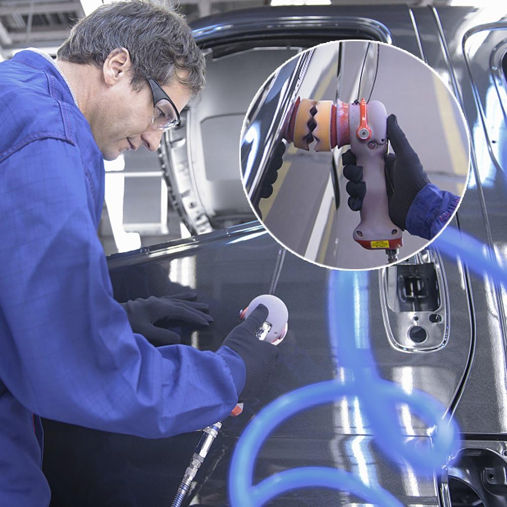 Augshy 31 Pcs 3 inch Buffing Polishing Pads for Drill Adapter Car Auto Polisher: Automotive