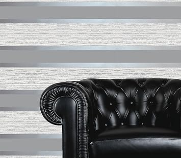 Direct Wallpapers Streifen Tapete Grau Silber Gestreift Gepragt Metall Amazon De Kuche Haushalt
