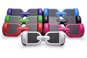 HOVER HEART HOVERSTAR Hoverboard with Bluetooth Speaker, Self Balancing Scooters with Led Lights, Electric Hover Boards Suite to Kids, Girls, Boys, Indoor and Outdoor Use. (MATT PURPLE)