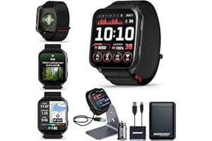 CERTIFIED BRANDS Garmin Venu X1 Thin & Lightweight GPS Smartwatch, Black | AMOLED Display, Advanced Health and Fitness Features, Sleep Tracking, 100+ Sports Apps | Signature Series Power Bundle