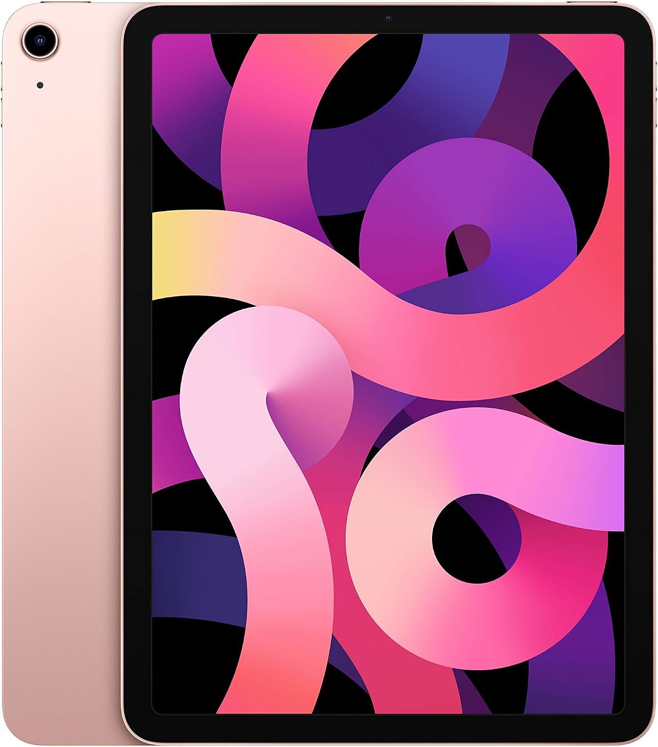 2020 Apple iPad Air (10.9-inch, Wi-Fi, 64GB) Rose Gold (Renewed), pink gold