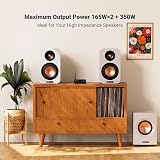 Fosi Audio BT30D Pro Mini Bluetooth Amplifier 2.1 Channel 165W x2 + 350W view 3
