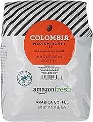 Amazon Fresh, Colombia Whole Bean Coffee Medium Roast, 32 Oz