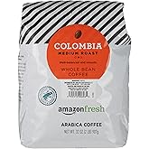 Amazon Fresh, Colombia Whole Bean Coffee Medium Roast, 32 Oz