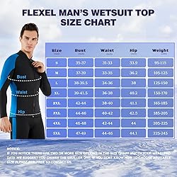 FLEXEL Wetsuit Top Jacket Women Men, 2mm Neoprene