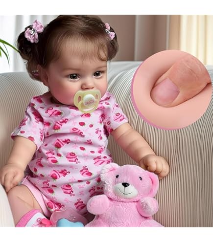 Amazon.com: COSHENG-24 Inch Lifelike Sue-Sue Toddler Reborn