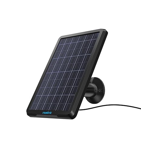 Reolink Solarpanel für Wireless Outdoor batteriebetriebene IP Kameras, wetterfest, einstellbare Halterung, unterbrechungsfrei