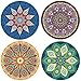 Absorbent Coaster For Drinks - 8 Pack Large 4.3