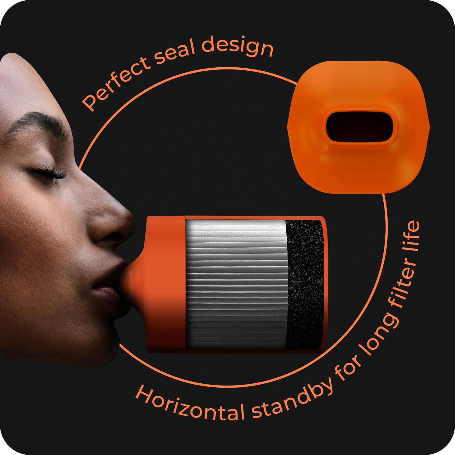 Personal Air Filter To Trap Smoke & Odor - Easy To Use & Long Lasting Replacement Smoke Filter up to 500+ uses I Eliminate Smoke For Your Buddy and You with Smoke Catcher I Sploof Vaporizer