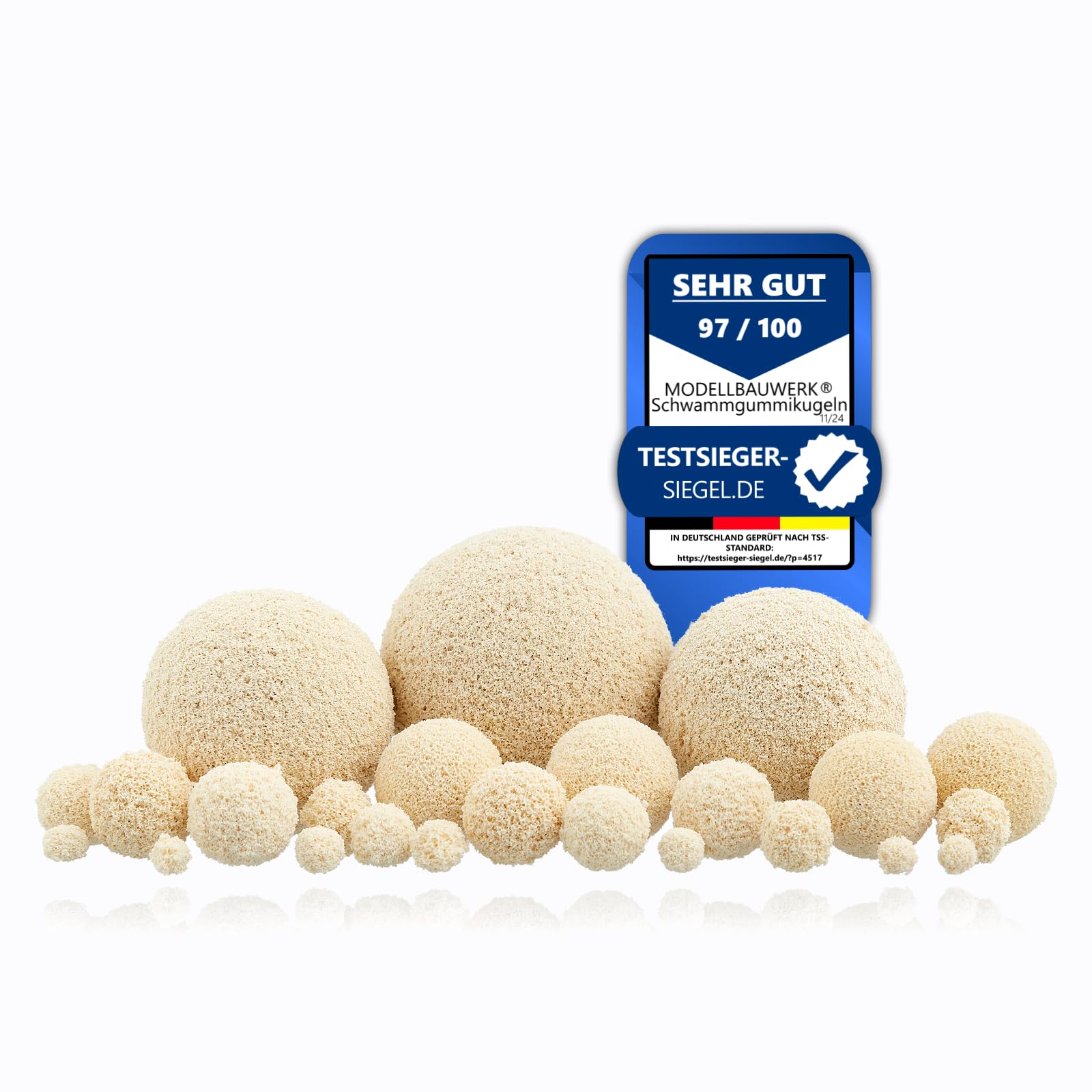 Modellbauwerk Sponge Rubber Ball (8 mm)