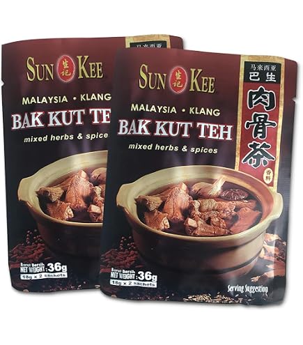 Amazon.com : Song Fa Singapore Bak Kut Teh Spices, 30g, 1 Pack